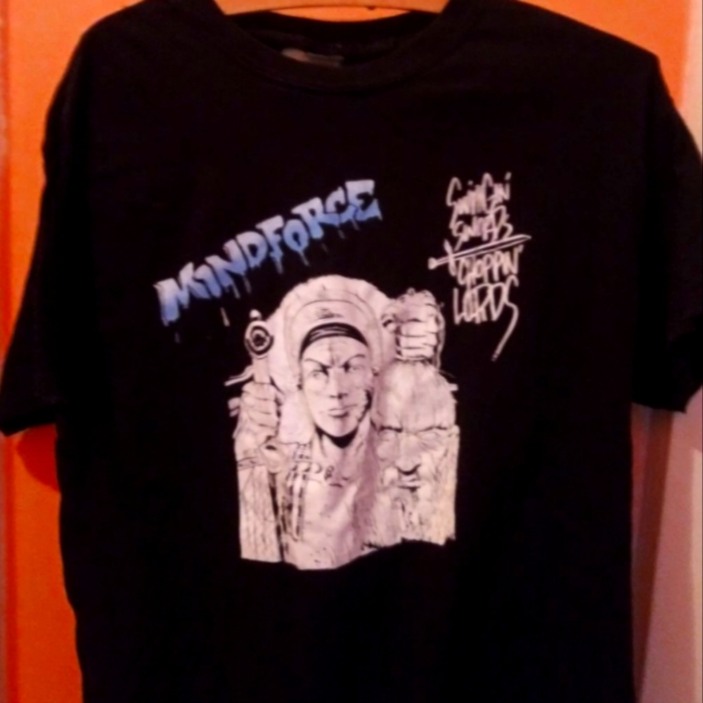 Mindforce Women's large  band short sleeve t shirt